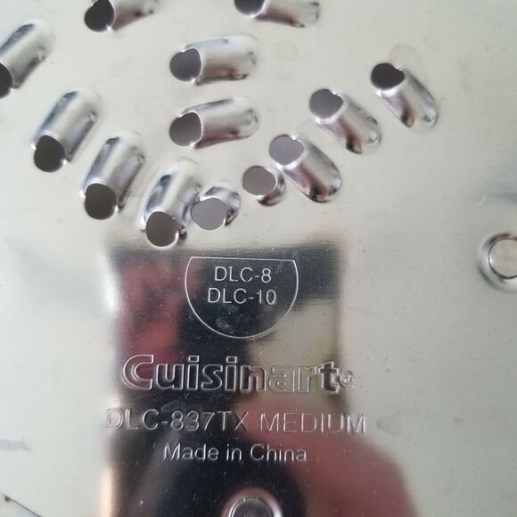 Cuisinart DLC-837TX Medium DLC-8 DLC-10 Shredding Disc Blade Replacement‎ Part - Picture 2 of 4